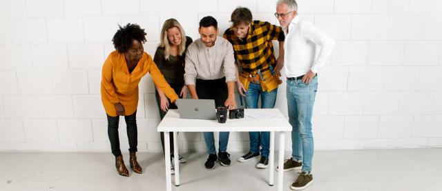 Groep diverse zzp'ers