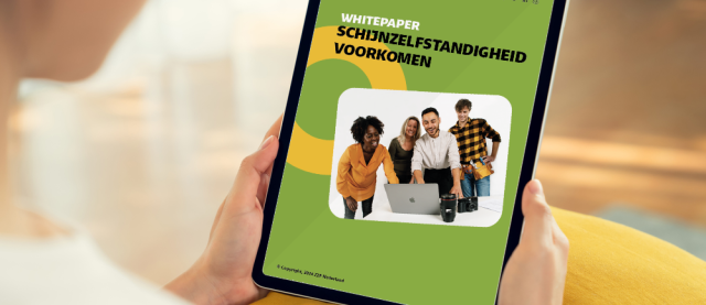 Onderneemster leest Whitepaper Schijnzelfstandigheid- Wet DBA