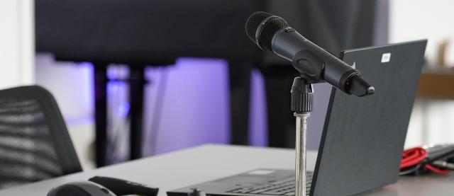 Podcast opnamestudio