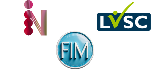 Logo's IN, FIM, LVSC