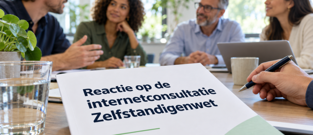 Reactie internetconsultatie Zelfstandigenwet