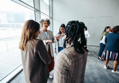 Netwerkende zelfstandig ondernemers