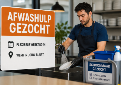 AI-gegenereerd gezocht afwashulp Temper uitzendbureau