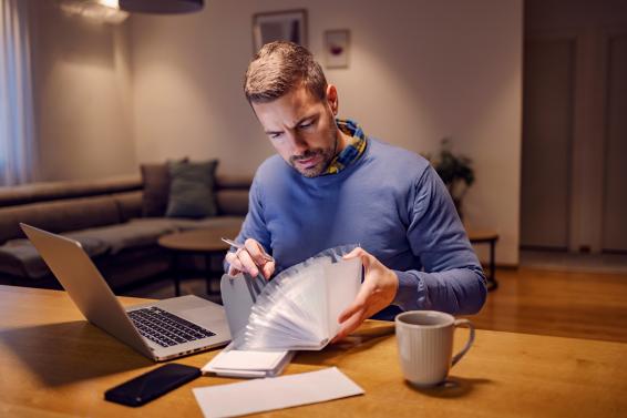 man administratie belasting