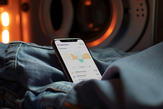 Telefoon dynamische energieprijzen app