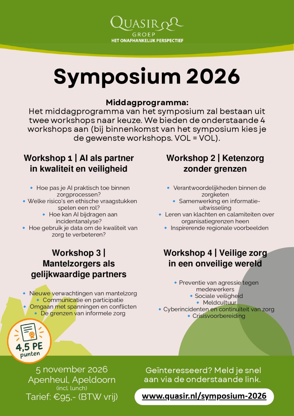 Inhoud van het symposium van Quasir