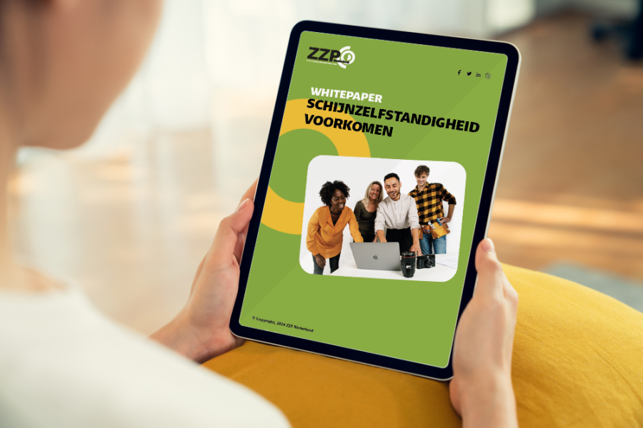Onderneemster leest Whitepaper Schijnzelfstandigheid- Wet DBA