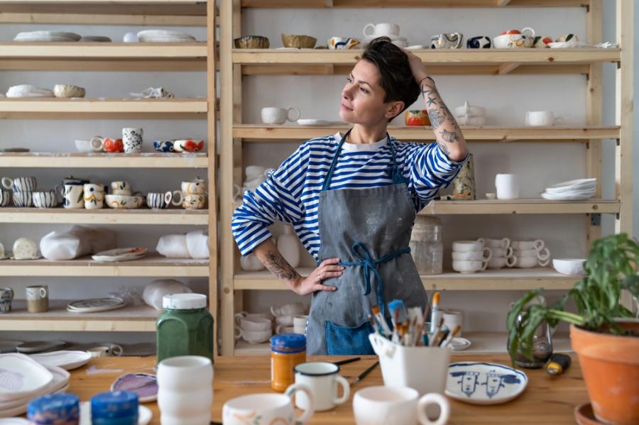 Vrouw fantaseert over zzp'er worden
