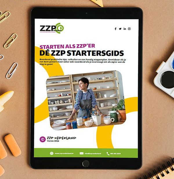 ZZP Startersgids mockup