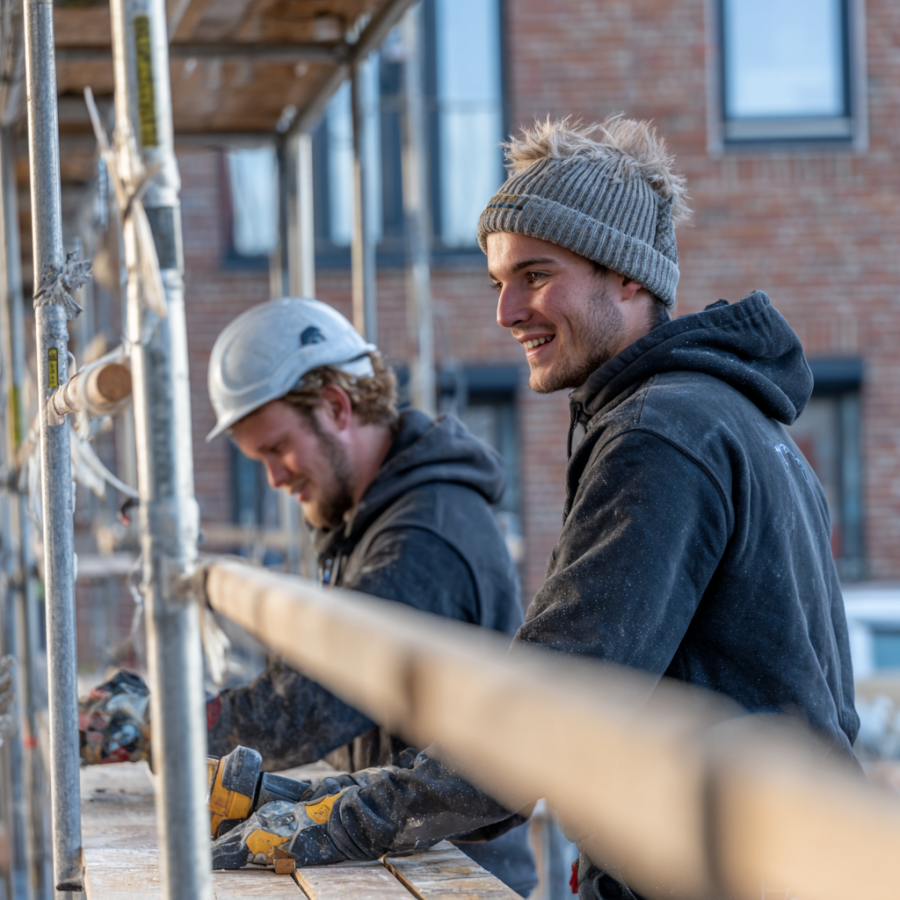 zzp in de bouw aan het werk