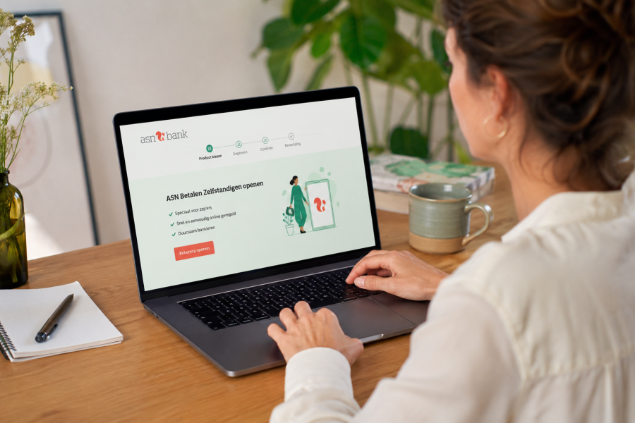 open zelfstandigen rekening ASN