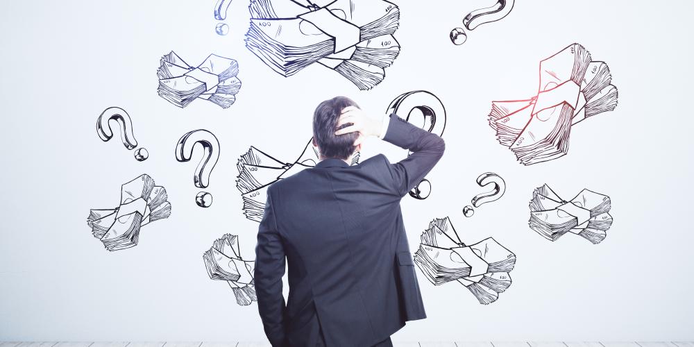 geld man vraagteken