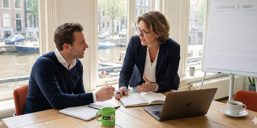 Sparren met ondernemerscoach van ZZP Nederland