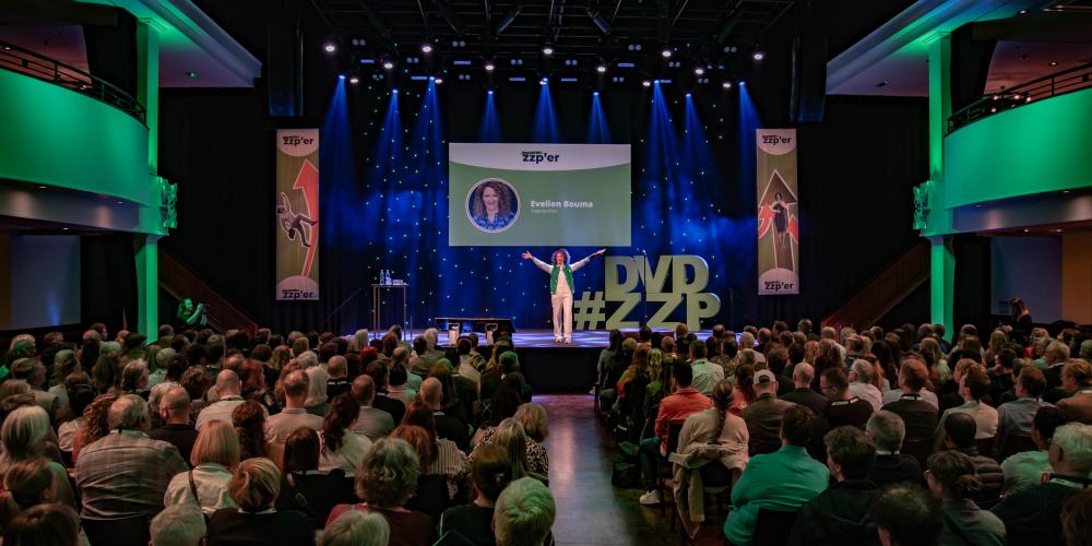 Evelien Bouma, dagvoorzitter Dag van de ZZP'er 2026